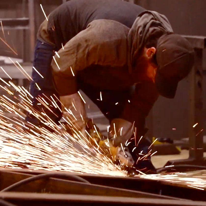 Fabrication of Substation Beam Floor 